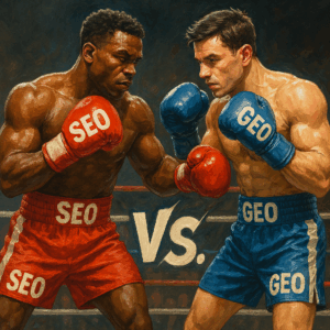 GEO vs SEO - Comparison Chart of Optimization Strategies