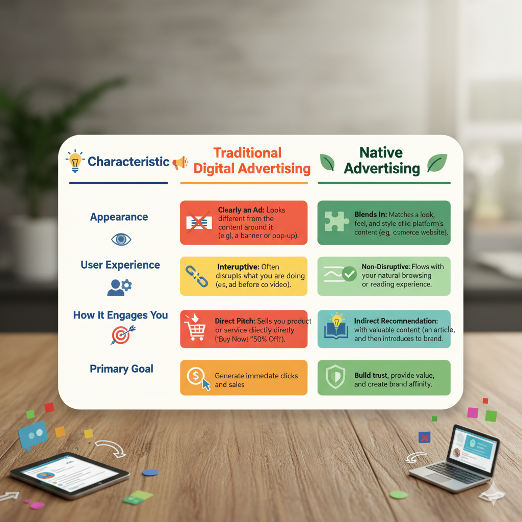 Native Advertising vs. Traditional Digital Advertising