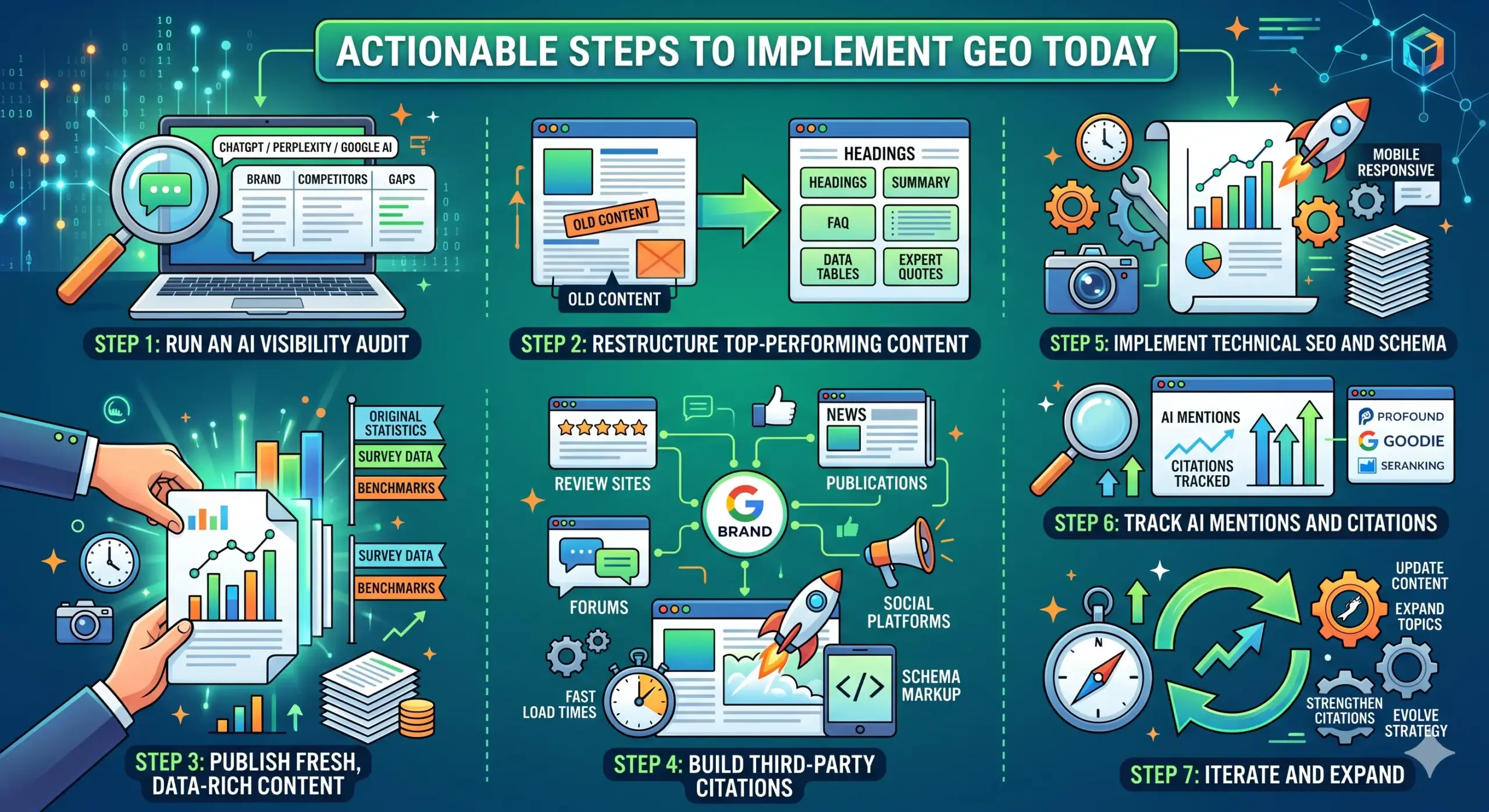 GEO Optimization Steps